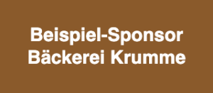 Beispiel-Sponsor Bäckerei Krumme