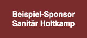 Beispiel-Sponsor Sanitär Holtkamp