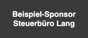 Beispiel-Sponsor Steuerbüro Lang